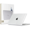 Tech-Protect SmartShell Case for MacBook Air 13 M2 / M3 / 2022-2024 - Transparent - (21758-0)