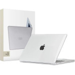 Tech-Protect SmartShell Case for MacBook Air 13 M2 / M3 / 2022-2024 - Transparent - (21758-0)