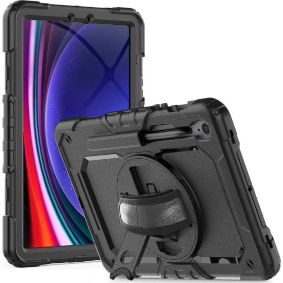 Tech-Protect Solid360 Case for Samsung Galaxy Tab S9 FE 10.9 X510 / X516B - Black - (24347-0)