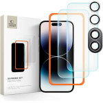 Tech-Protect Supreme Set tempered glass for iPhone 16 - transparent (3 pcs.) - (25448-0)