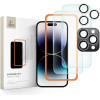Tech-Protect Supreme Set Tempered Glass for iPhone 16 Pro Max - Transparent (3 pcs.) - (25451-0)