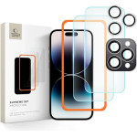 Tech-Protect Supreme Set Tempered Glass for iPhone 16 Pro Max - Transparent (3 pcs.) - (25451-0)