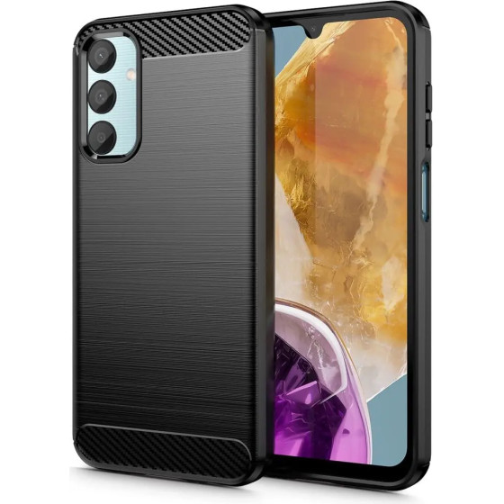 Tech-Protect TPUCarbon Case for Samsung Galaxy M15 5G - Black - (25077-0)