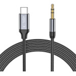 Tech-Protect UltraBoost audio USB-C / 3.5mm mini jack cable 1 m - black - (22241-0)