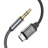 Tech-Protect UltraBoost audio USB-C / 3.5mm mini jack cable 1 m - black - (22241-0)