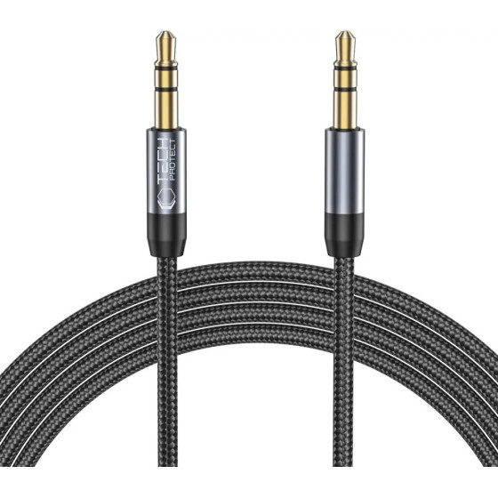 Tech-Protect UltraBoost cable 3.5mm mini jack / 3.5mm mini jack 1.5m - black - (22920-0)