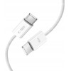 Tech-Protect UltraBoost Classic USB-C / USB-C PD cable 60W 3A 1m - white - (24278-0)