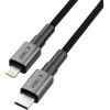 Tech-Protect Ultraboost DNA USB-C / Lightning PD27W/3A cable 200 cm - gray - (27142-0)