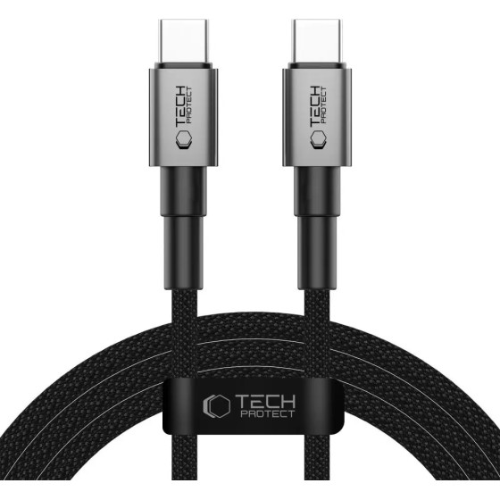 Tech-Protect UltraBoost DNA USB-C PD100W/5A Cable 200cm - Gray - (27117-0)