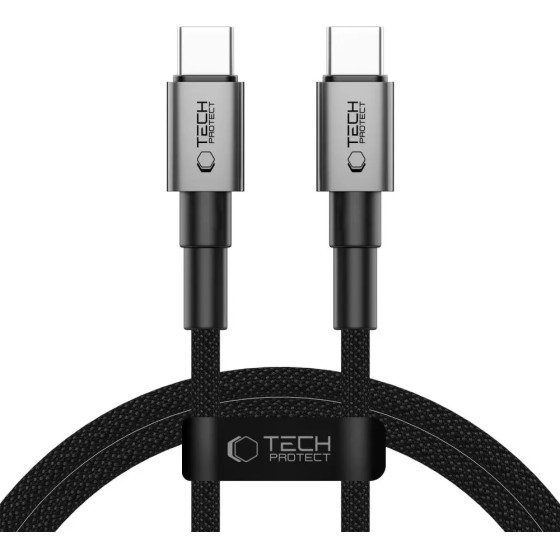 Tech-Protect UltraBoost DNA USB-C PD60W/3A Cable 100cm - Gray - (27113-0)