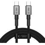 Tech-Protect UltraBoost DNA USB-C PD60W/3A Cable 100cm - Gray - (27114-0)