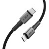 Tech-Protect UltraBoost DNA USB-C PD60W/3A Cable 25cm - Gray - (27111-0)