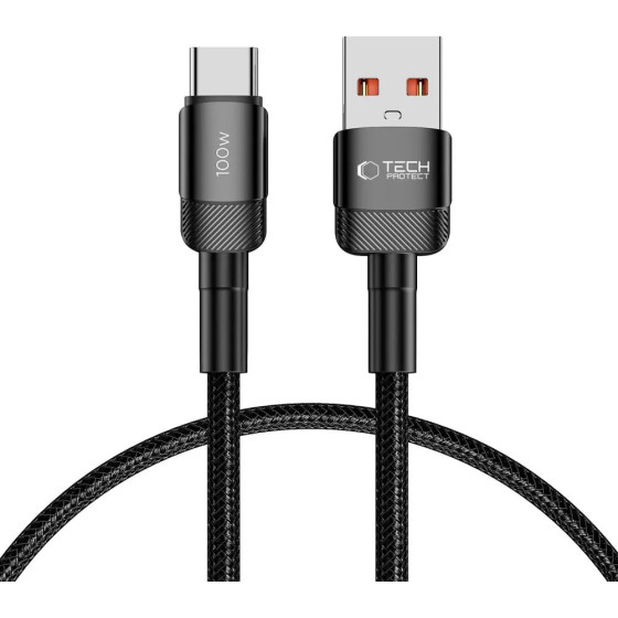Tech-Protect UltraBoost Evo USB-C / USB-A cable 100W 5A 0.5m - black - (24780-0)