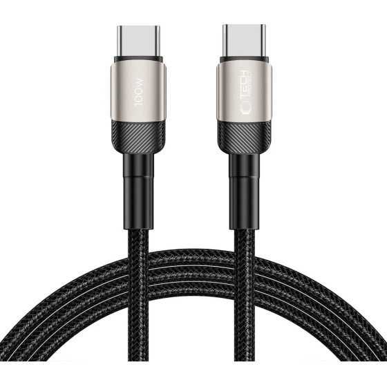 Tech-Protect UltraBoost Evo USB-C / USB-C PD cable 100W 5A 2m - titanium - (24774-0)