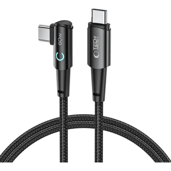 Tech-Protect UltraBoost L USB-C / USB-C 60W 6A Cable 1m - Gray - (23570-0)