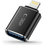 Tech-Protect UltraBoost Lightning (Male) / USB-A (Female) OTG Adapter - Black - (23095-0)