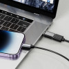 Tech-Protect UltraBoost Lightning (Male) / USB-A (Female) OTG Adapter - Black - (23095-0)