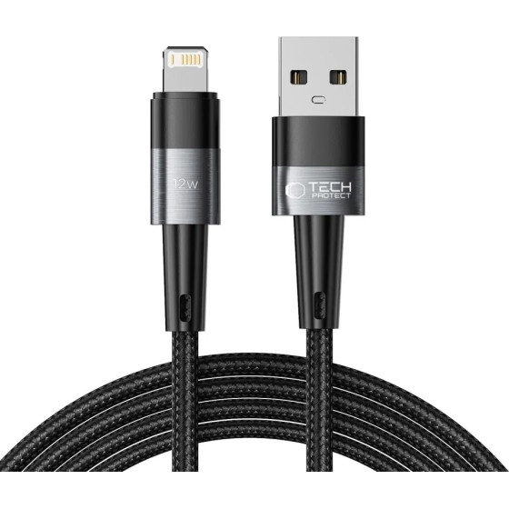 Tech-Protect UltraBoost Lightning / Lightning cable 12W 2.4A 2m - gray - (23292-0)