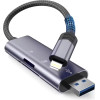 Tech-Protect UltraBoost SD/micro SD Card Reader with Lightning /USB-A Connector - Gray - (25096-0)