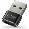 Tech-Protect UltraBoost USB-A (Male) / USB-C (Female) Adapter - Black - (23093-0)