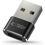 Tech-Protect UltraBoost USB-A (Male) / USB-C (Female) Adapter - Black - (23093-0)