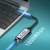 Tech-Protect UltraBoost USB-A 3.0 / Ethernet RJ45 1000Mbps Adapter - Black - (27256-0)