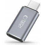Tech-Protect UltraBoost USB-C (Male) / Lightning (Female) Adapter - Gray - (24282-0)