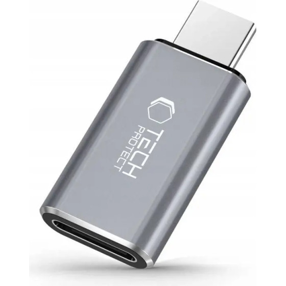 Tech-Protect UltraBoost USB-C (Male) / Lightning (Female) Adapter - Gray - (24282-0)