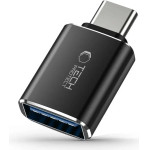 Tech-Protect UltraBoost USB-C (Male) / USB-A (Female) OTG Adapter - Black - (23094-0)