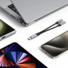 Tech-Protect UltraBoost USB-C (male) PD 60W 6A / mini jack 3.5mm (female) - USB-C (female) - black - (24335-0)