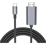 Tech-Protect UltraBoost USB-C / HDMI 4K 60Hz Cable 2m - Black - (23297-0)