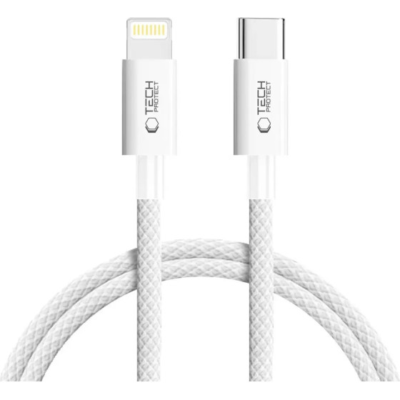 Tech-Protect UltraBoost USB-C / Lightning PD27W/3A cable 100 cm - gray - (27013-0)