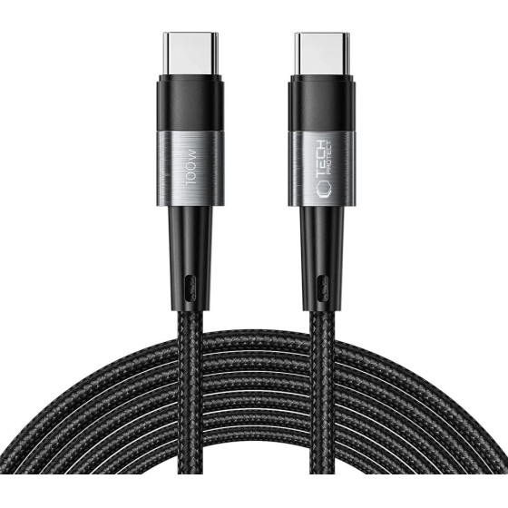 Tech-Protect UltraBoost USB-C / USB-C PD Cable 100W 5A 3m - Gray - (24353-0)