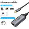 Tech-Protect UltraBoost USB-C to Ethernet RJ45 1000Mbps Adapter - Black - (27209-0)