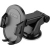 Tech-Protect V1 Car Phone Holder for Windshield/Cockpit - Black - (15106-0)