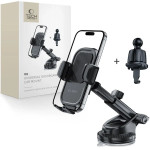 Tech-Protect V8 Car Holder for Dashboard, Windshield or Air Vent Mount - Black - (27322-0)