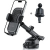 Tech-Protect V8 Car Holder for Dashboard, Windshield or Air Vent Mount - Black - (27322-0)