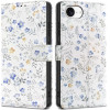 Tech-Protect Wallet Case for iPhone 16e - Daisies with Leaves - (27253-0)
