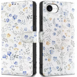 Tech-Protect Wallet Case for iPhone 16e - Daisies with Leaves - (27253-0)