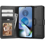 Tech-Protect Wallet Case for Motorola Moto G54 5G / G54 5G Power Edition - Black - (24198-0)