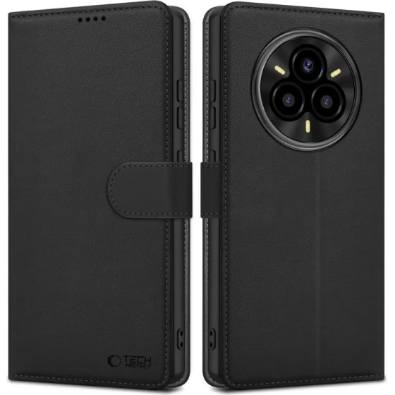 Tech-Protect Wallet Case for Realme 14 Pro 5G - Matte Black - (27469-0)