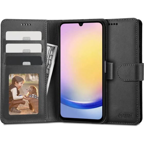Tech-Protect Wallet Case for Samsung Galaxy A25 5G - Black - (24751-0)