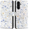 Tech-Protect Wallet Case for Samsung Galaxy A56 5G - White Daisies - (27479-0)