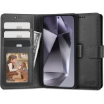 Tech-Protect Wallet Case for Samsung Galaxy S24 Ultra - Black - (24678-0)
