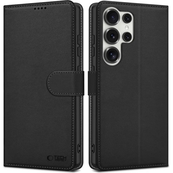Tech-Protect Wallet Case for Samsung Galaxy S25 Ultra - Black - (27001-0)