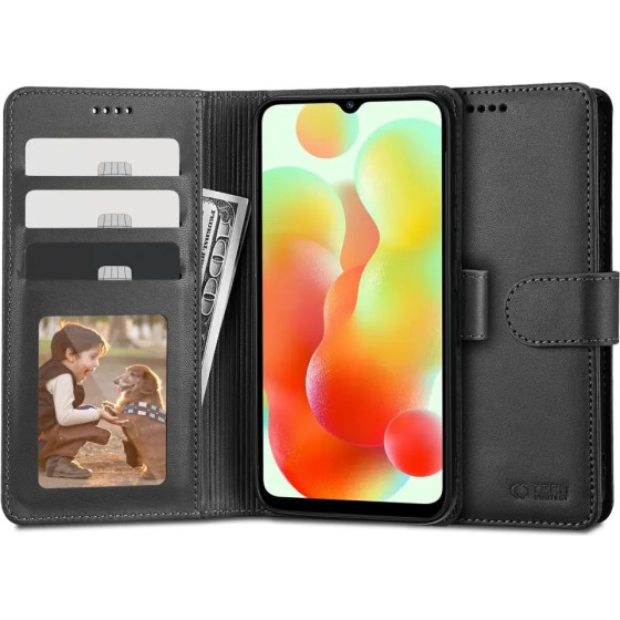 Tech-Protect Wallet case for Xiaomi Redmi 12C - black - (23083-0)