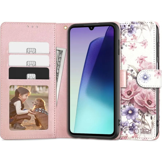 Tech-Protect Wallet Case for Xiaomi Redmi 14C / POCO C75 - Pink - (26697-0)