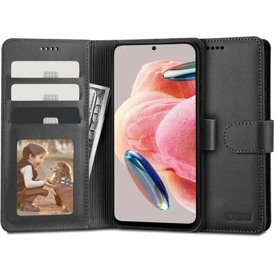 Tech-Protect Wallet Case for Xiaomi Redmi Note 12 4G / LTE - Black - (23130-0)
