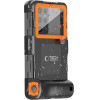 Tech-Protect Waterproof Case IPX8 for 4.7-6.7 Smartphones - Black and Orange - (25423-0)
