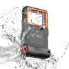 Tech-Protect Waterproof Case IPX8 for 4.7-6.7 Smartphones - Black and Orange - (25423-0)